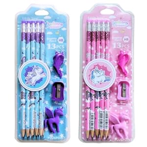 PLUSPOINT 30 Pcs Pencils Outer Space Pencils for Kids Astronaut Rocket Planets and Space Themed Design with Eraser Perfect for Birthday Classroom and School Supplies