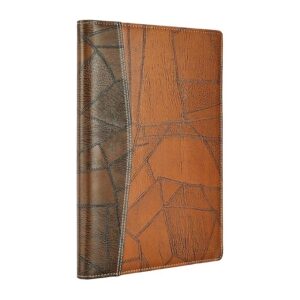 Amazon Basics Leatherette Document Files with 40 Leaf | Water Resistant | Durable | File Folders | Certificate Holder | B4, Grey Brown