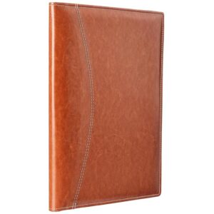 amazon basics Multipurpose Leatherette Professional File Folders for Certificates,Documents Holder,Document Bag, Portfolio, Executive File Legal Size Documents Holder with 20 Leafs for Men and Women