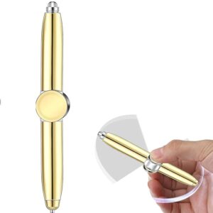 Krifa Fidget Pen Spinning Pen Multi Functional Help Stress Reducer Help Thinking Ballpoint Pen Anti Stress Anxiety Gift Pen for Business Adults Students Kids (pack of 1)